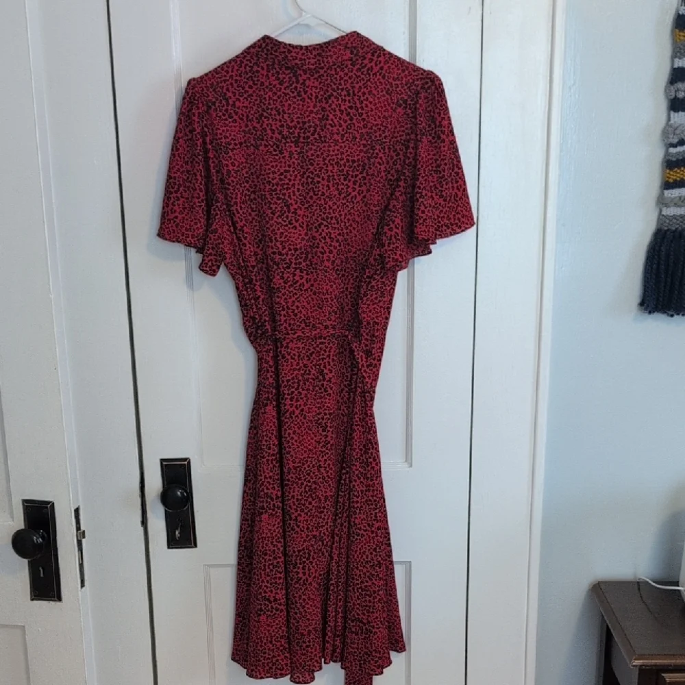 Nannette Red and Black Midi Dress - Picture 4 of 4